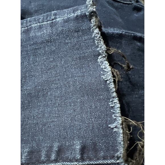 Free People Raw Hem High Rise Jegging Dark Blue Womens Size 30 - Picture 7 of 11